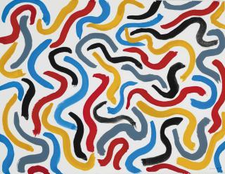 Sol LeWitt - Curvy Brushstrokes