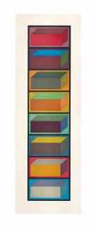 Sol Lewitt - Eight Cubic Rectangles (Diptych)