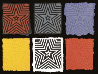 Sol Lewitt - Five-Pointed Star: Six Panels