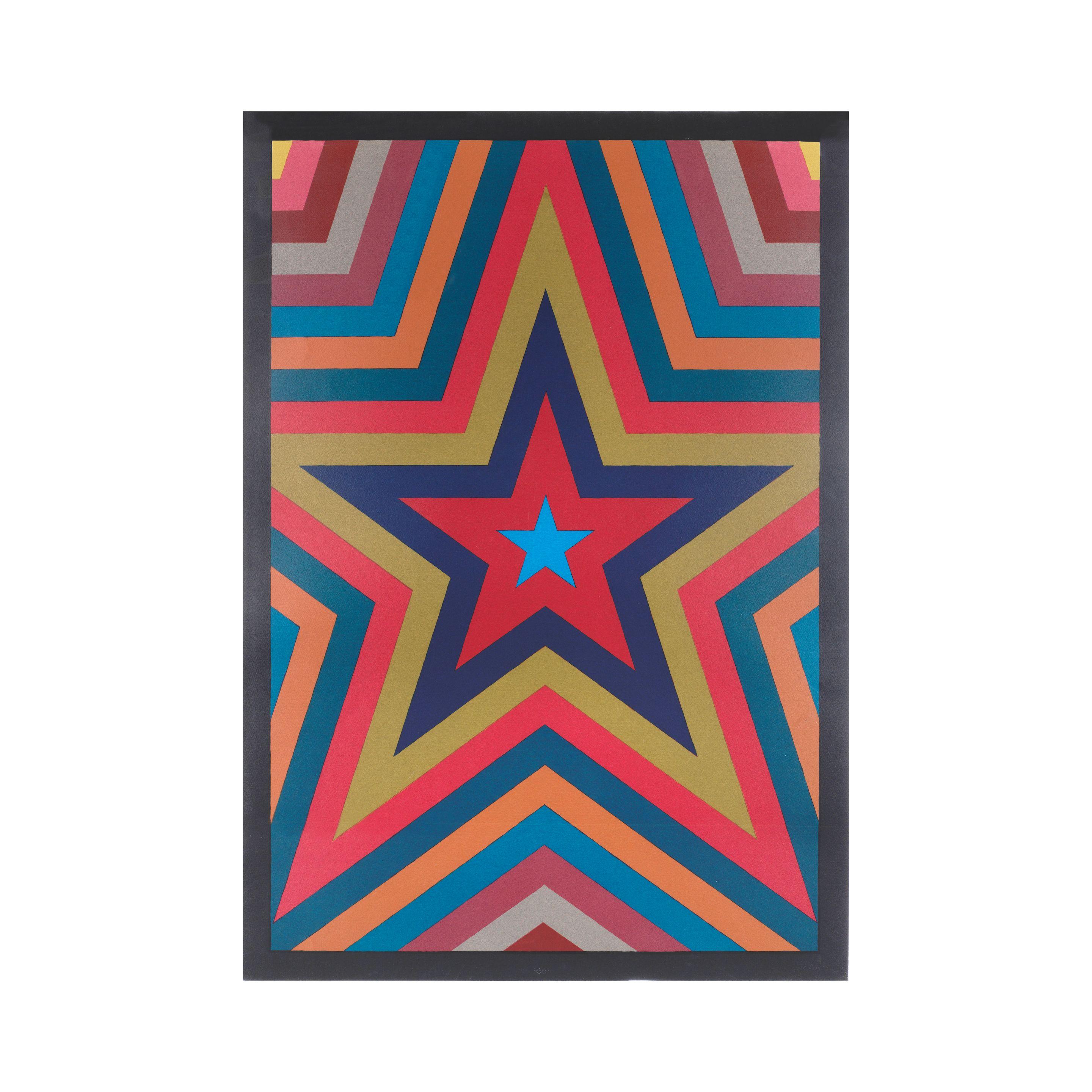 Sol Lewitt - Five Pointed Star with Color Bands,1992