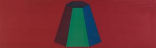 Sol LeWitt - Flat Top Pyramid with Colors Superimposed (Red)