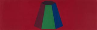 Sol LeWitt - Flat top pyramid with colors superimposed