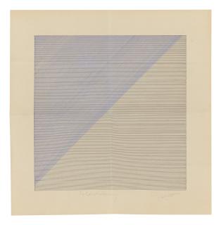 Sol Lewitt - Folded Drawing, 1970
