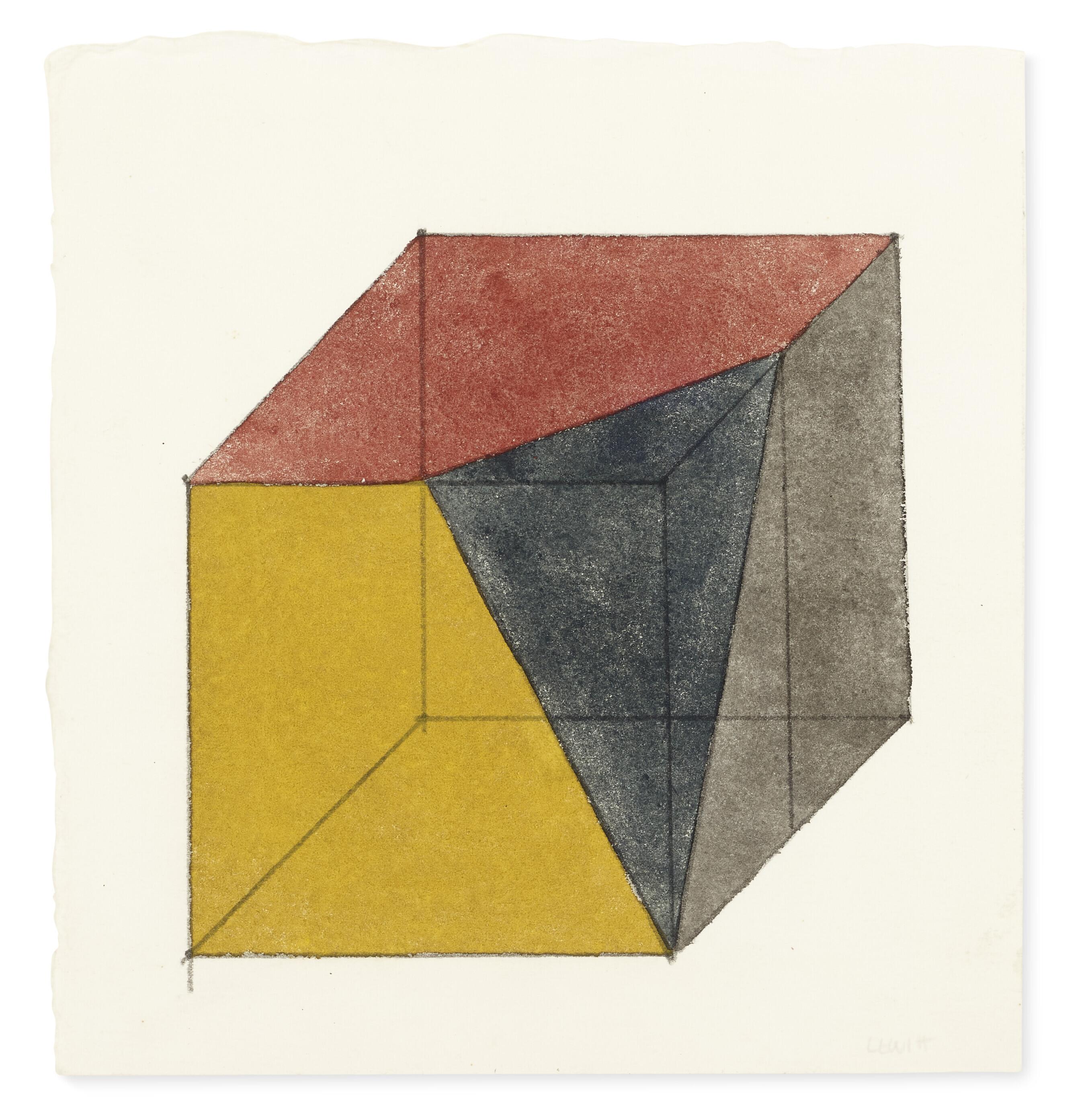 Sol LeWitt - Form derived from a cube