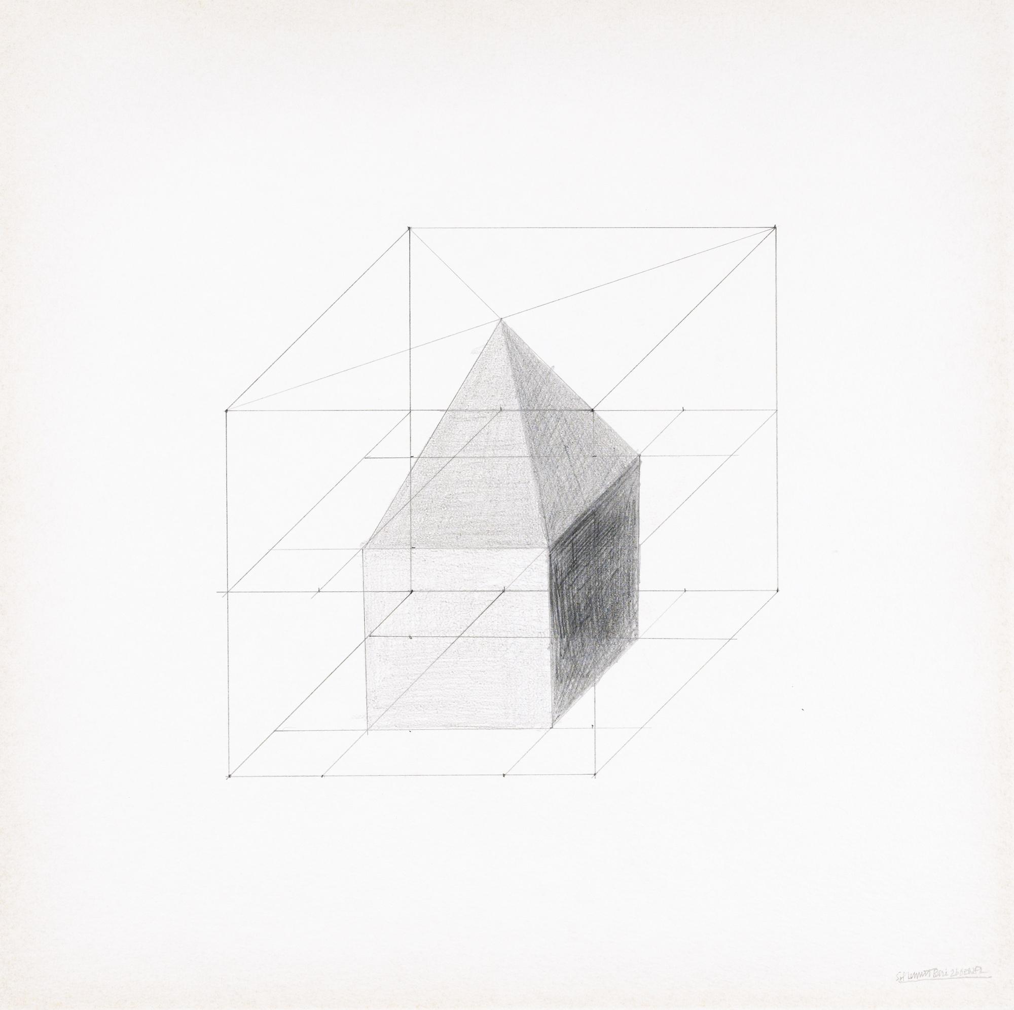 Sol Lewitt - Form Derived From A Cube