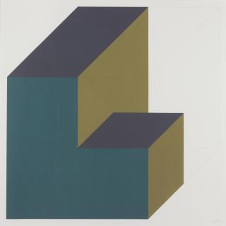 Sol Lewitt - Forms Derived From A Cube (Colors Superimposed): Three Plates