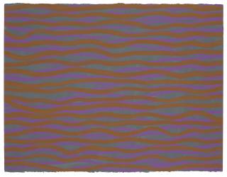 Sol LeWitt - Horizontal Brushstrokes (More or Less)