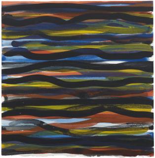 Sol Lewitt - Horizontal Brushstrokes