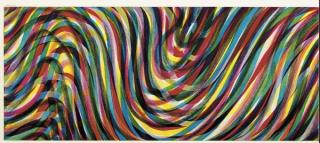 Sol Lewitt - Horizontal Wavy Lines