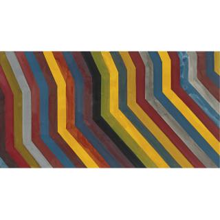 Sol LeWitt - Irregular Bands With Colors Superimposed