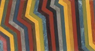Sol LeWitt - Irregular Bands with Colors Superimposed
