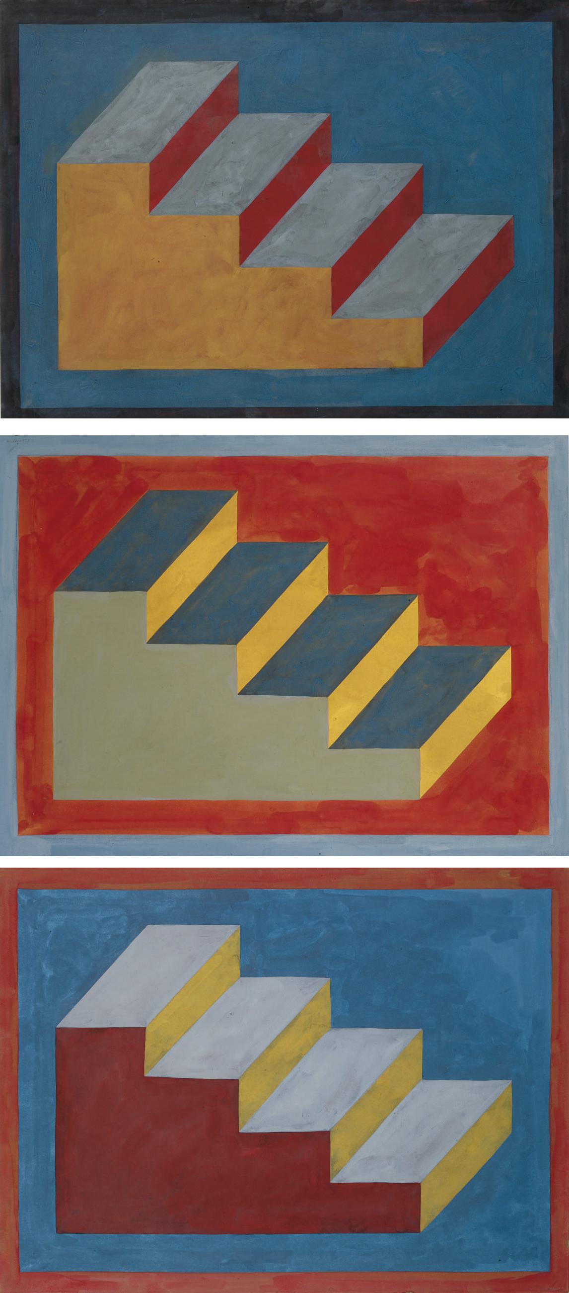 Sol LeWitt - Isometric Figure (Steps)