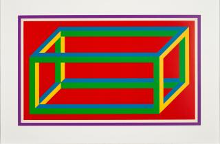 Sol LeWitt - Isometric Figures in Five and Six Colors (5 works)