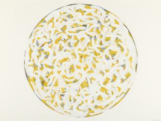 Sol Lewitt - Lines In Color In All Directions In A Circular Format