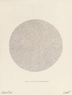 Sol Lewitt - Lines, not long, not heavy, not touching, drawn at random