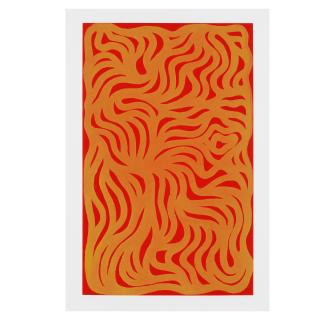 Sol Lewitt - Loops and Curves Red/Yellow