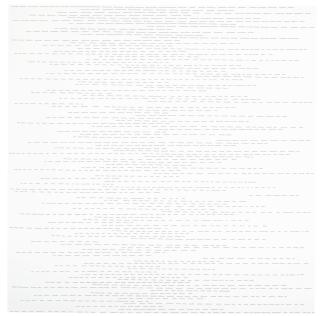 Sol Lewitt - Parallel Broken Lines Of Random Length Not Touching The Sides