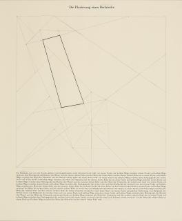 Sol LeWitt - Platzierung eines Vierecks.