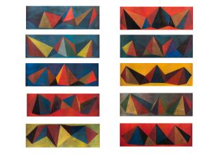 Sol LeWitt - Pyramidi (Pyramids), 1986