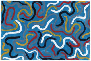 Sol LeWitt - Squiggly Brushstrokes