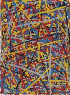 Sol LeWitt - Straight Brushstrokes in All Directions
