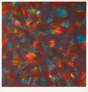 Sol Lewitt - Straight Brushstrokes In Five Colors In All Directions 3 Works