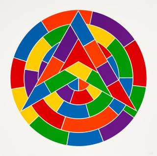 Sol Lewitt - Tondo 1, From Tondo Stars