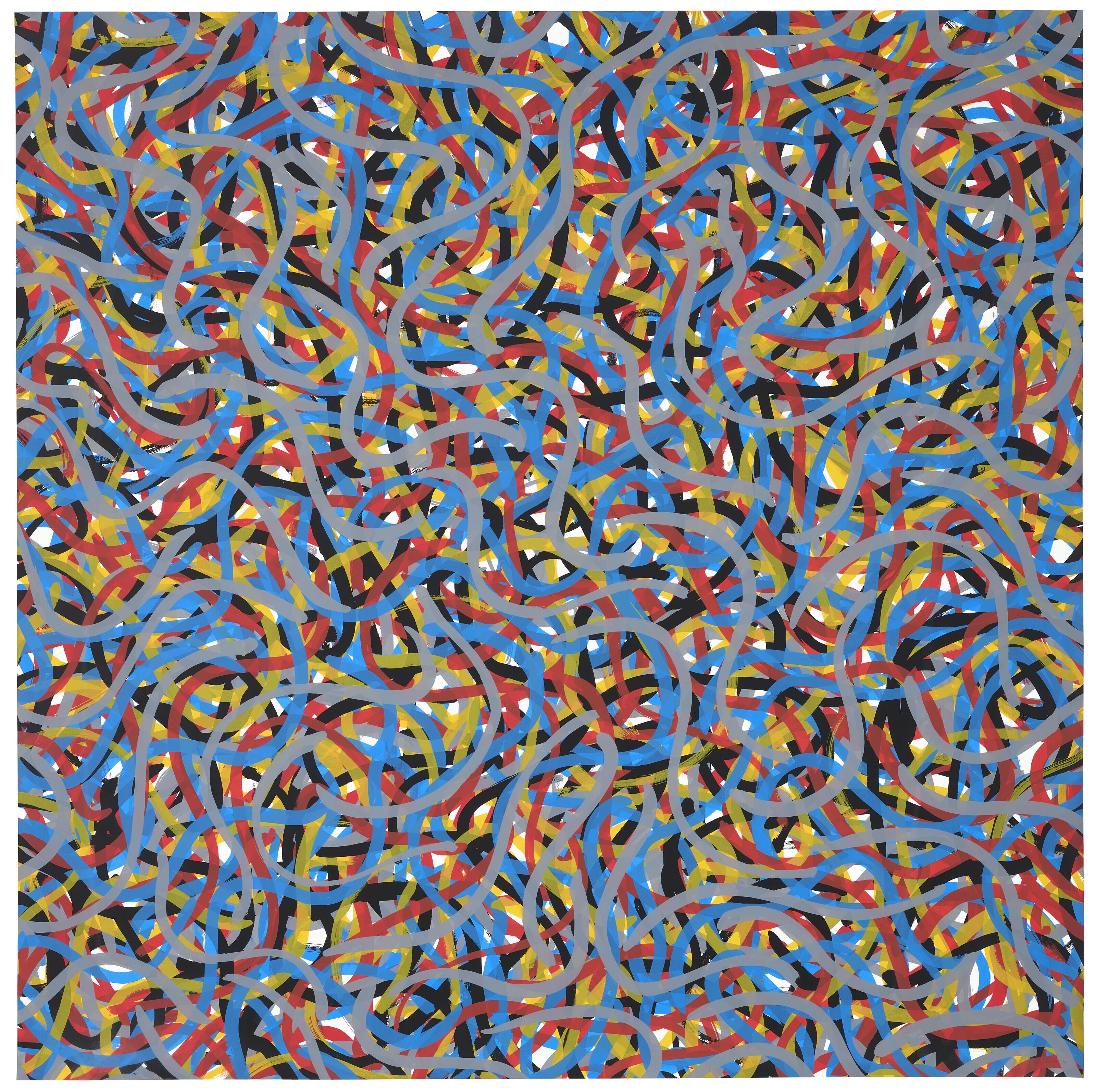 Sol LeWitt - Wavy Brush Strokes