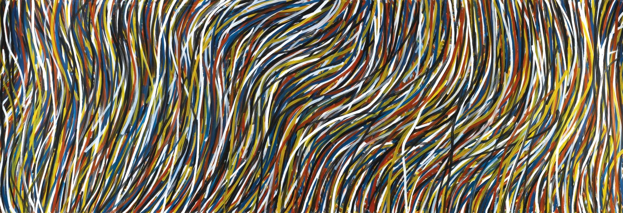 Sol Lewitt - Wavy Brushstrokes