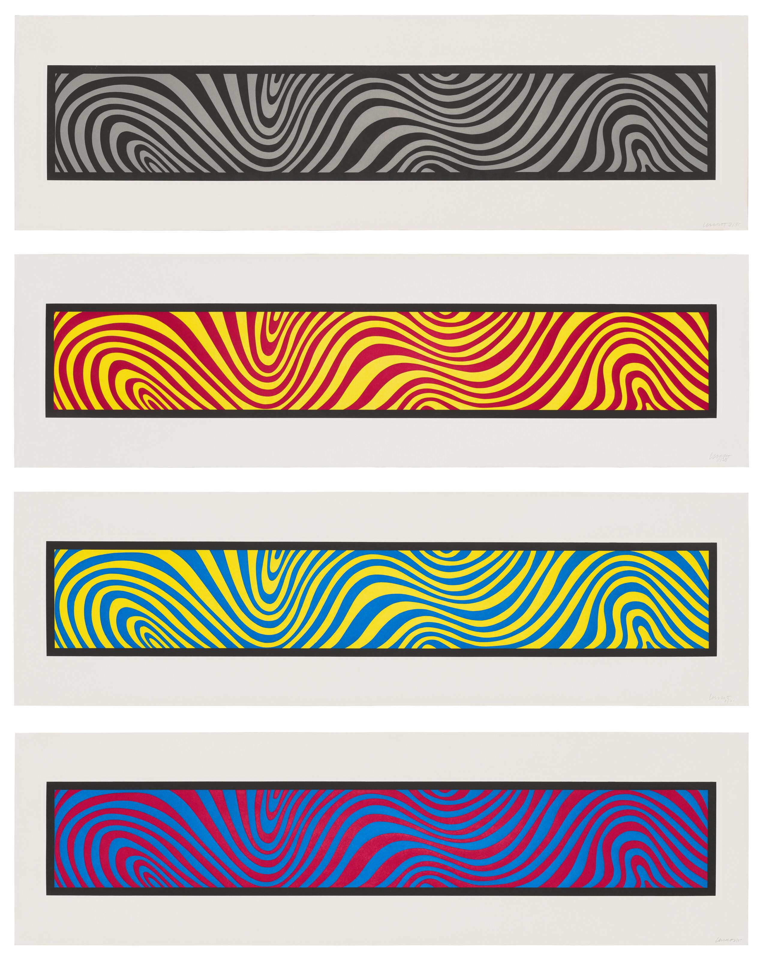 Sol Lewitt - Wavy Irregular Bands
