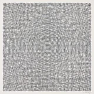 Sol Lewitt - Yellow Circles, Red Grids, Black Arcs (Aus: Four Sides, Blue Arcs from Three Corners).