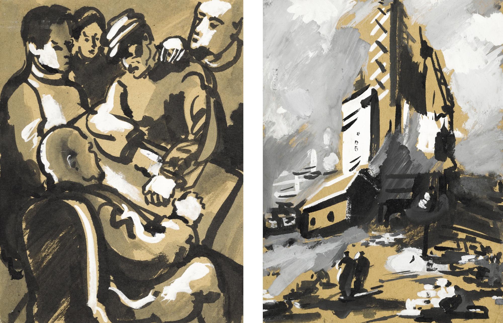 Solomon Borisovich Nikritin - Four Graphic Works