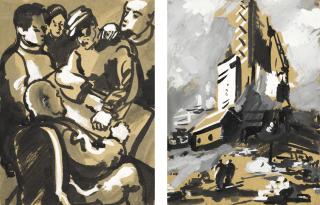 Solomon Borisovich Nikritin - Four Graphic Works