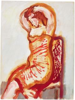 Solomon Borisovich Nikritin - Woman in Stripes