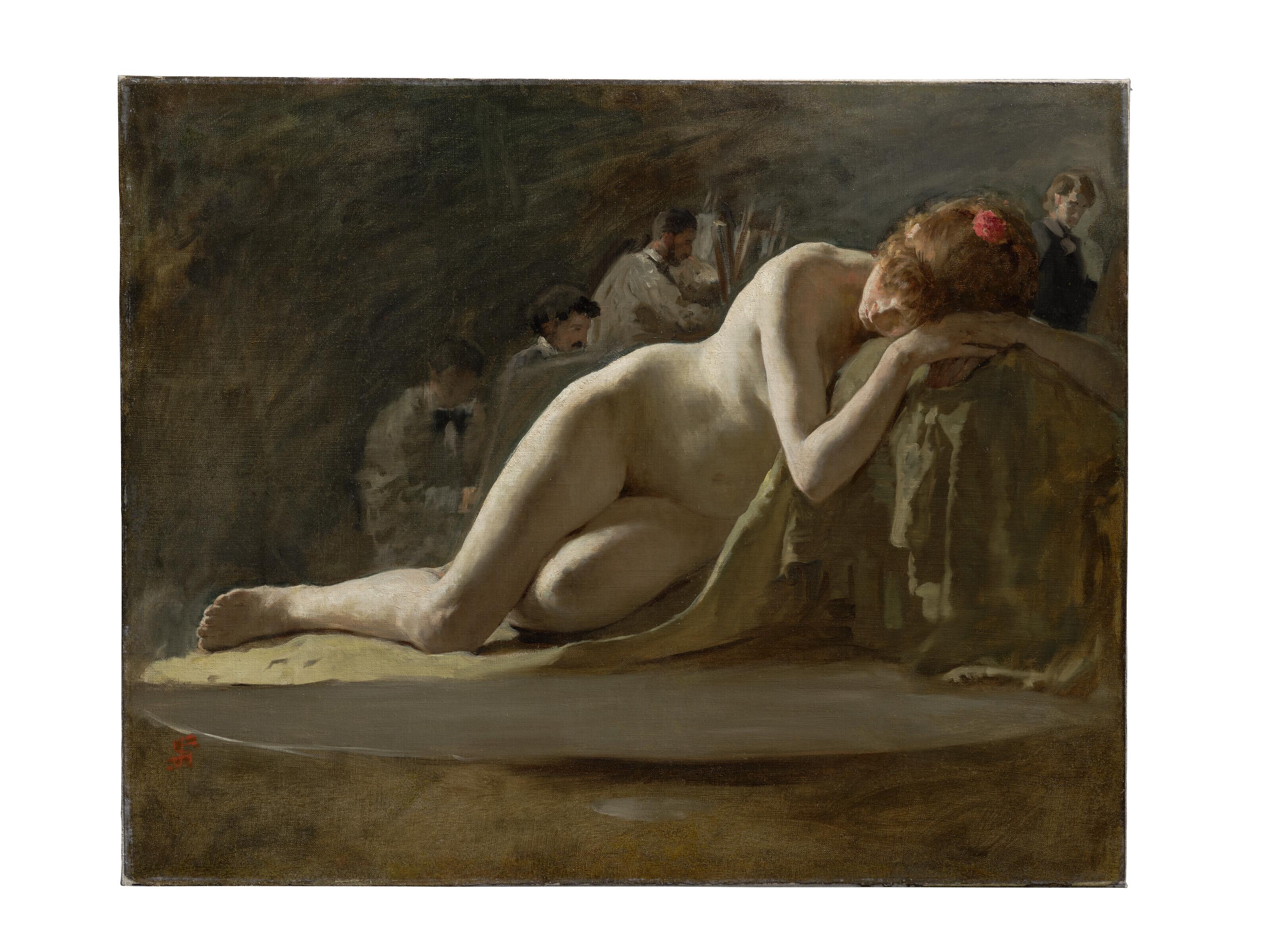 Solomon Joseph Solomon, R.A., P.R.B.A. - The life class