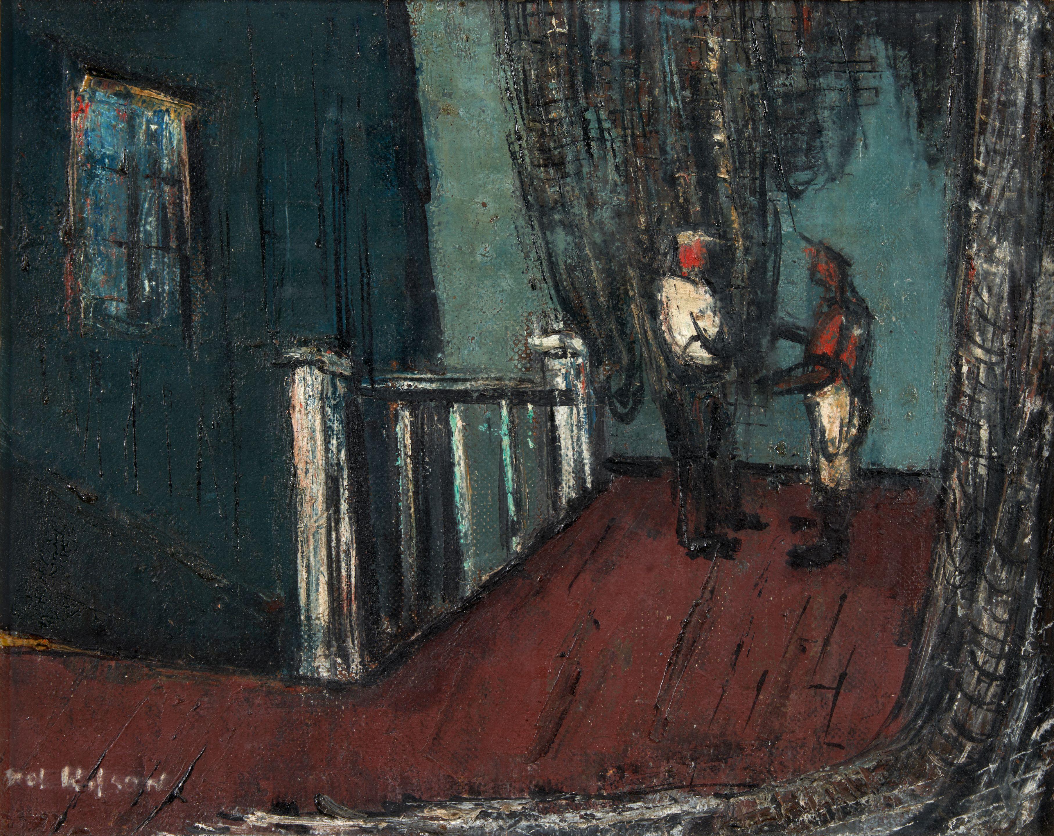 Solomon Wilson - Fishermen Mending Nets