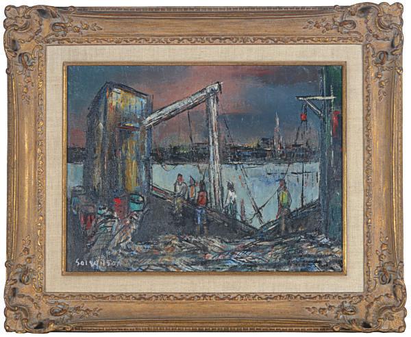 Solomon Wilson - Workers on the dock
