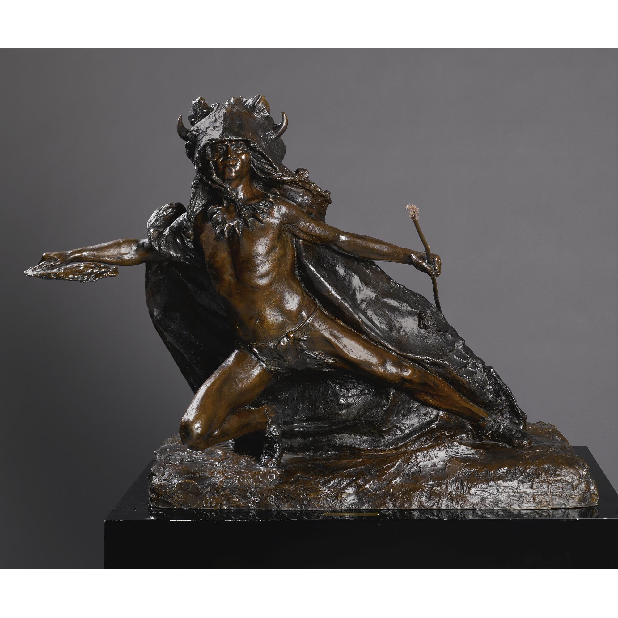 Solon Hannibal Borglum - Sioux Indian Buffalo Dancer