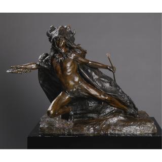 Solon Hannibal Borglum - Sioux Indian Buffalo Dancer