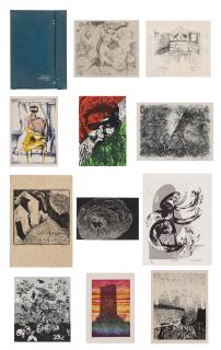 Somnath Hore - Baroda Graphic Workshop Prints