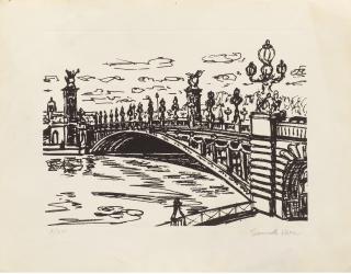 Somnath Hore - Untitled (Pond Alexandre, Paris)