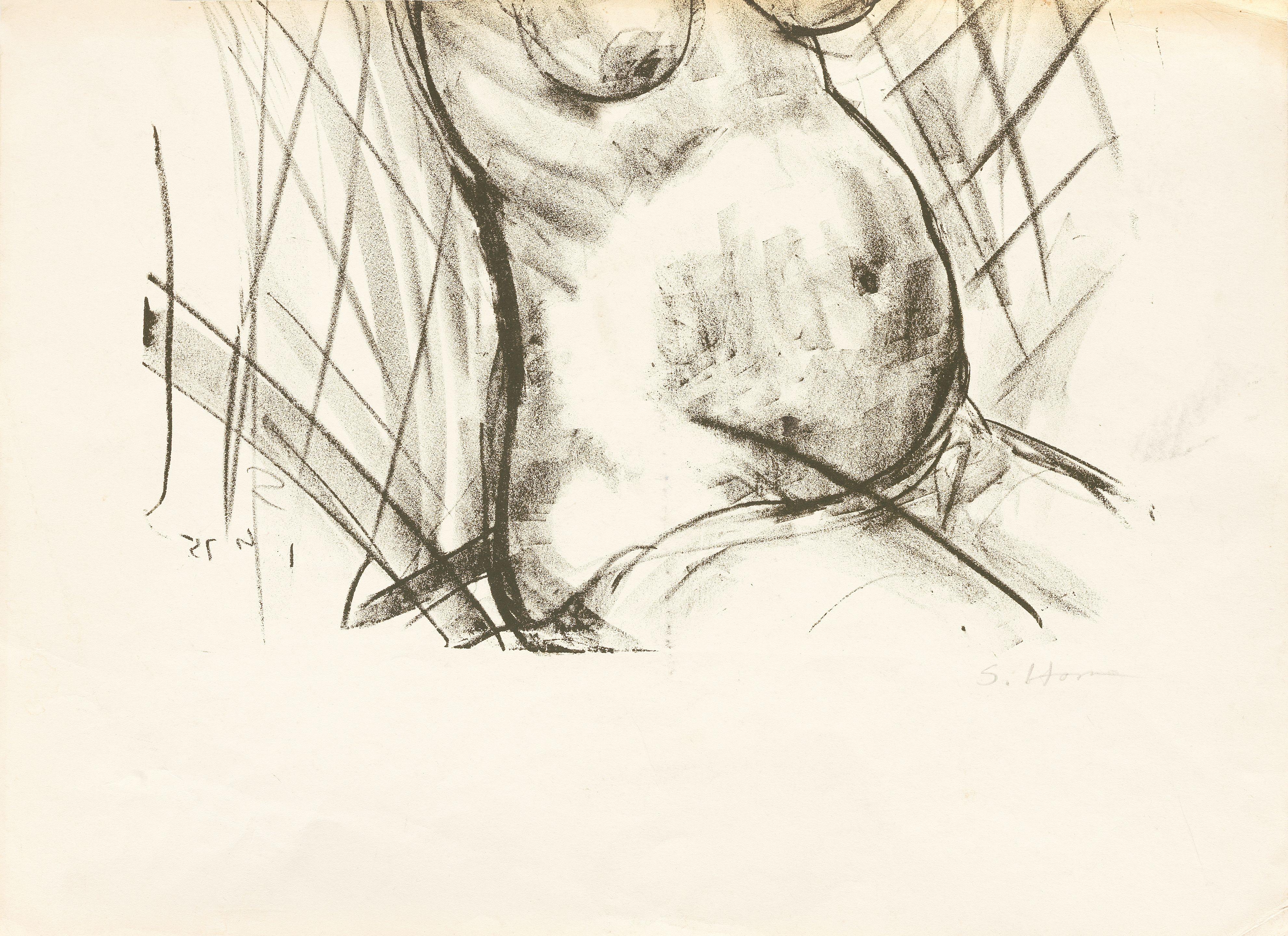 Somnath Hore - Untitled (Two Prints)