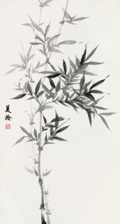 Song Meiling - Ink Bamboo