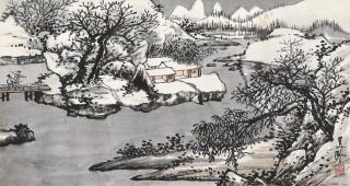 Song Meiling - Snowy Landscape