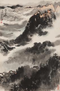 Song Wenzhi - Cloudy Mount E\'mei, 1979
