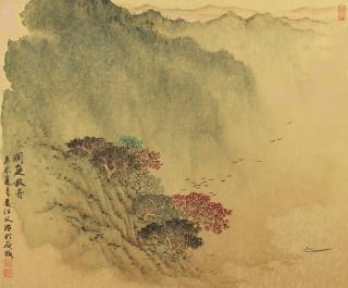 Song Wenzhi - Landscape of Dongting Lake