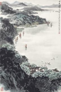 Song Wenzhi - Sailboats Along The Shore