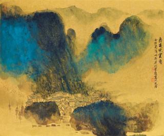 Song Wenzhi - Splash colour Landscape
