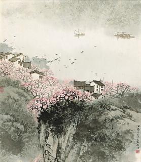 Song Wenzhi - View of  Jiangnan