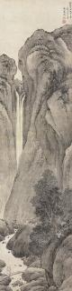 Song Xu - Autumn Mountains and Waterfall